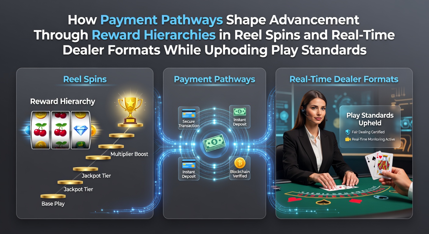 Zahlungswege und Belohnungshierarchien in Online-Casinos mit Fokus auf Slots und Live-Dealer-Spiele