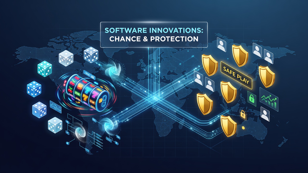 Software-Innovationen in globalen Gaming-Plattformen zeigen Verknüpfungen zwischen Zufallsmechaniken und Schutzfunktionen